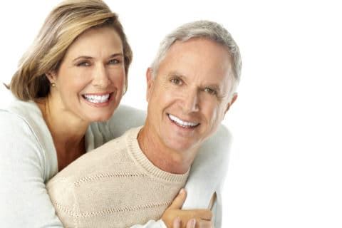 older couple smiling